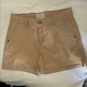 Levi's Women's Beige Casual Shorts